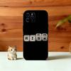 Trading No Risk, No Rich Phone Case For iPhone 17,16,15,14,13,12,11 Plus,Pro Max,XS,Soft Silicone Black Cover