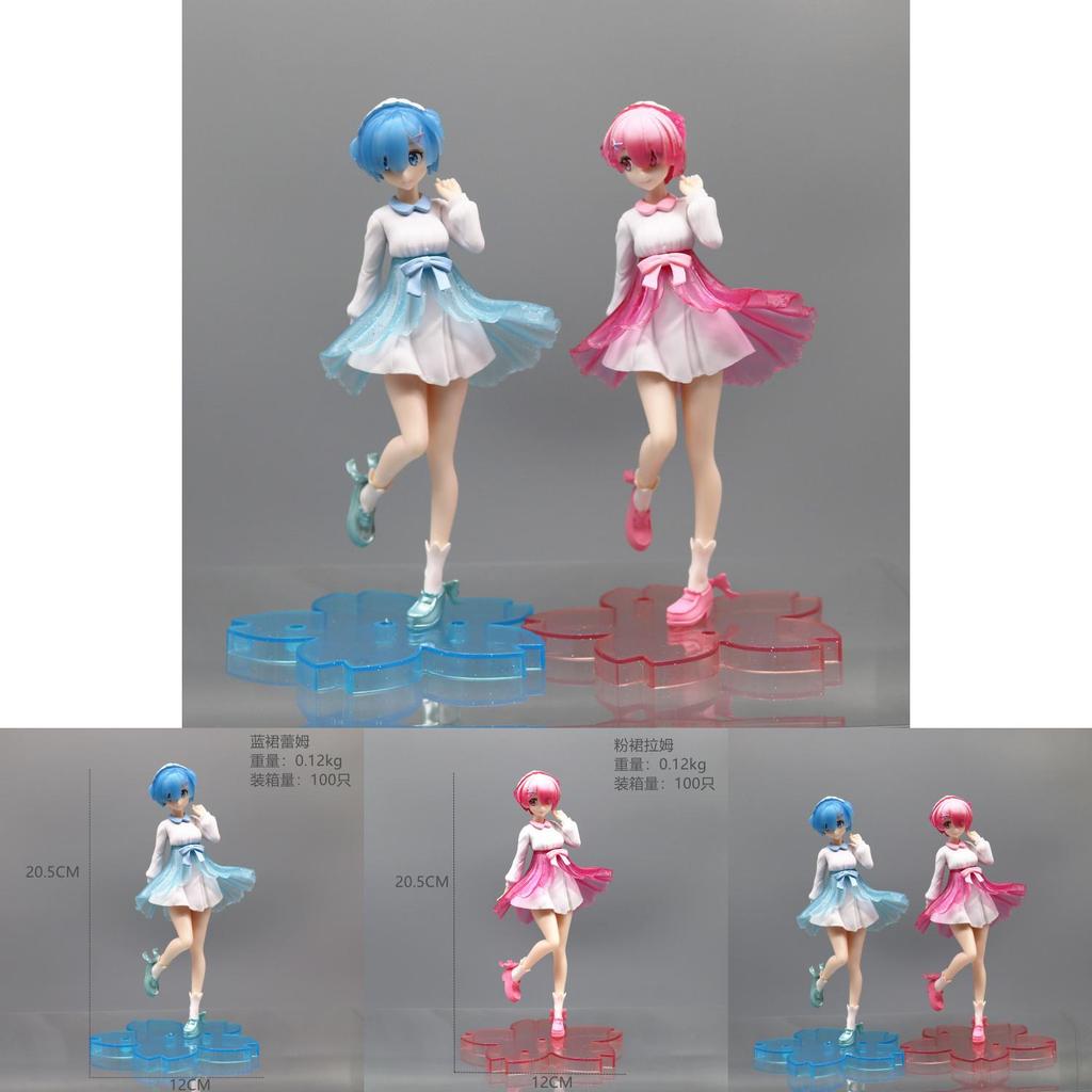 Starting From Zero Rem Pvc Figure 21.5cm Standing Ram Girl Model Decor