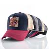 Trucker Fashionable Trendy Caps With Embroidery Animals Patch Four Seasons Adjustable Snapback Baseball Cap For Men Women Adjustable Visor Hat