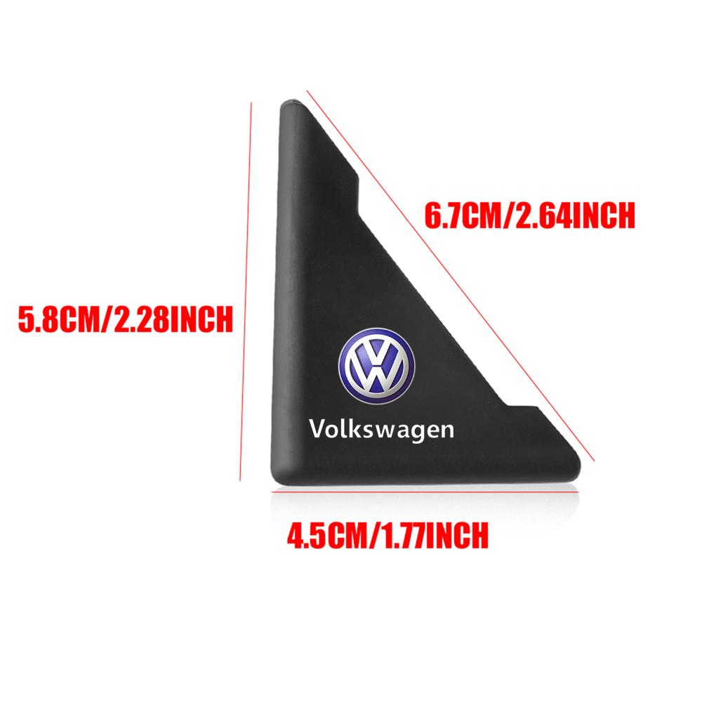 LMN1 2/4 Bucăți Capac Colț Ușă Mașină din Silicon Protecție Anti-Zgârieturi Capac Supapă Pentru VW Golf 7 Passat B6 Mk4 Tiguan Scirocco Polo Touran