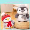 Plush Penguin Toy Cartoon Animal Stuffed Doll Gift Collectibles Cushion Room