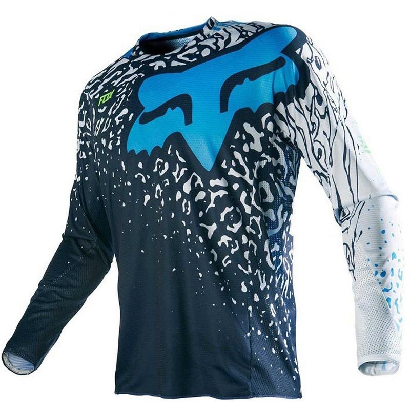 Mens Long Sleeve Off-Road Motorcycle Shirt Breathable Outdoor Riding Top