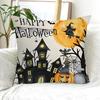 Halloween Day of The Dead Cushion Case, Pillowcase, Pumpkin Ghost Trick or Treat, Home Pillowcase