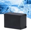 Aluminium Electric Box Waterproof Junction Enclosure Case Integrated for DIY Black