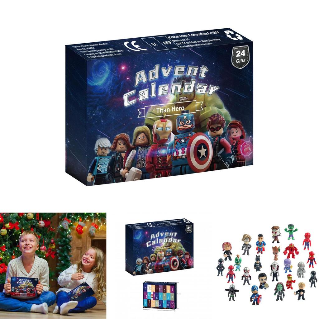 Festive Marvel Avengers Toy Advent Calendar For Kids' Christmas Countdown Fun