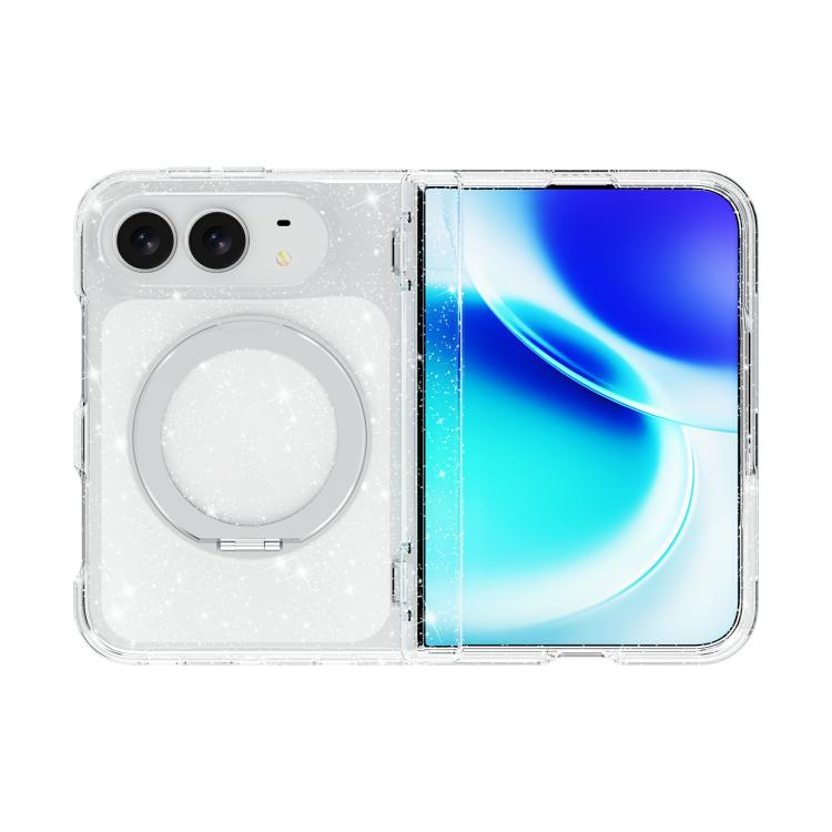 Terminator Style Glitter Powder Magnetic Holder Phone Case