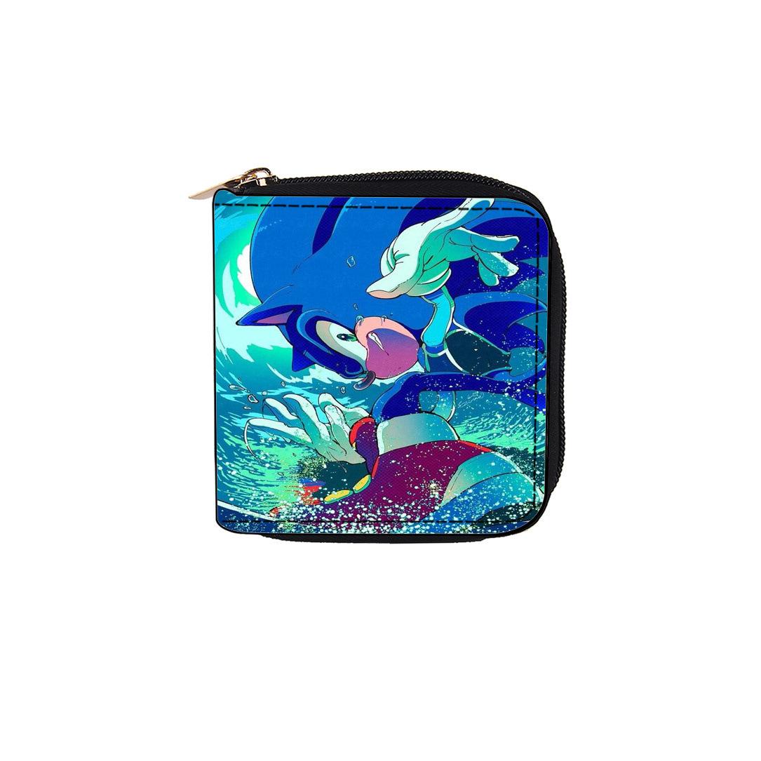 

Sonic короткая молния маленькая сумка кошелек клатч кошелек периферия