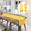 4 Pcs Smooth Fabric Table Runner Party Christmas Birthday Tabletop Cloth Satin Decorative Tablecloth