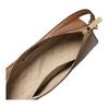 Michael Kors Logo Print Leather Shoulder Bag Women Bags Brown 35F4G2VC6L-LUGGAGE