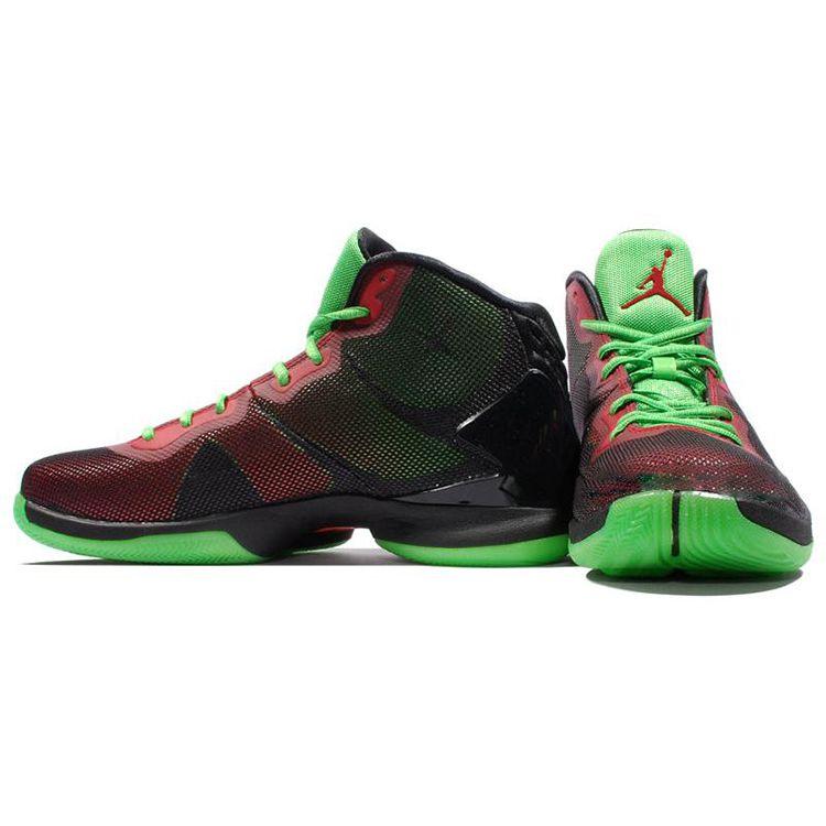 Air Jordan Super.Fly 4 Marvin The Martian Unisex Sneaker Schwarz Gym-Rd-Grn-Pls-Unfrrd-23 768929-006
