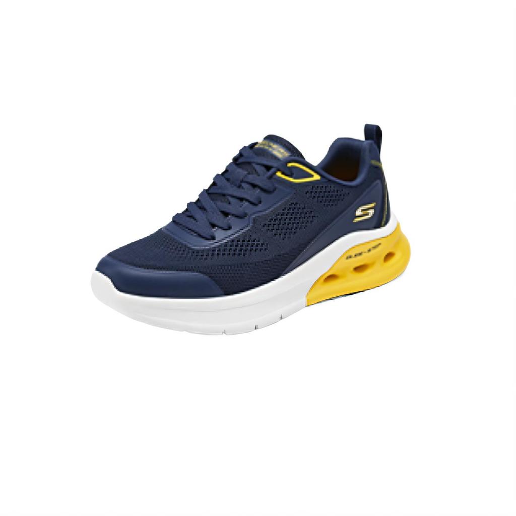 Skechers Bobs Comfortable Casual Simple Low-Top Running Shoes Men Sneakers Blue 118340-NVY