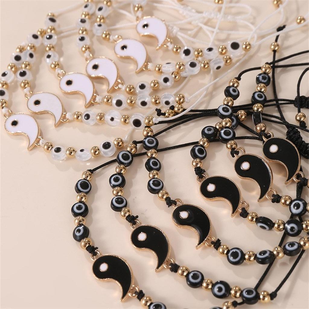 Set of 12 Unique Handmade Bracelet Soft Bracelet Fashion Wristband Woven Bracelet Alloy Texture for Various Occasions