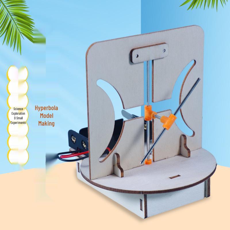 DIY Hyperbola Model Science Experiment Set for Primary Students 14x20 cm
