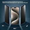Nnbili 4 peças de vidro temperado fosco anti-espionagem para iphone 17 16 15 13 12 11 pro max 17air xr xs max filme protetor de tela de privacidade
