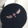 Set de Pendientes Punk Vintage Rosa Circonita Ala Cruz Estrella 3/4 Piezas Joyería Minimalista para Piercing de Oreja Cartílago