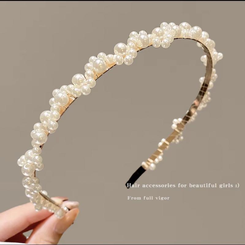 Shiny Rhinestone Headband Non Slip Teeth Design 1/2/4/5/6Pcs Fashion Hair Band for Girls Prom Daily Outing Party Wear