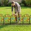 Gartenrandbegrenzung Zaun Tierabwehr, Schmetterlings-Blumen-Metall-Drahtgitter-Panel-Rand, Bogen-Dekor für Hof-Panel, Blumenbeetbegrenzung