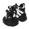 Fashion 10CM Women Mesh Chunky Sneakers Autumn High Platform Shoes High Heels Wedges Casual Shoes Woman Breathable Sports Dad Sneakers