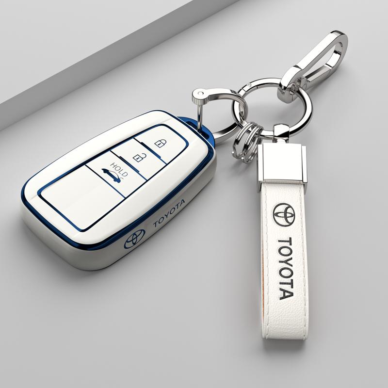 Fashion TPU Car Remote Key Case Cover Shell Fob For Toyota Corolla Prius VCBFDH5 Camry CHR C-HR RAV4 Altis Land Cruiser Prado Keyless
