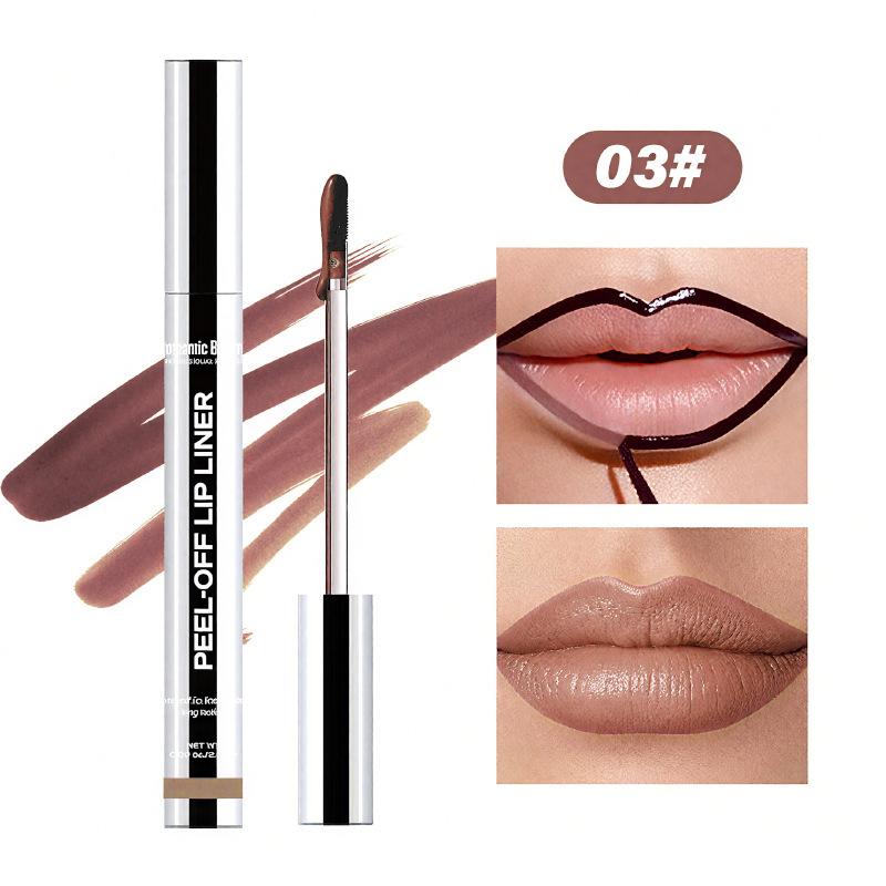 

Peel-Off Lip Liner Matte Waterproof Lip Gloss Long-Lasting Non-Fading Moisturizing Lip Glaze Plump Lip Lipstick 3