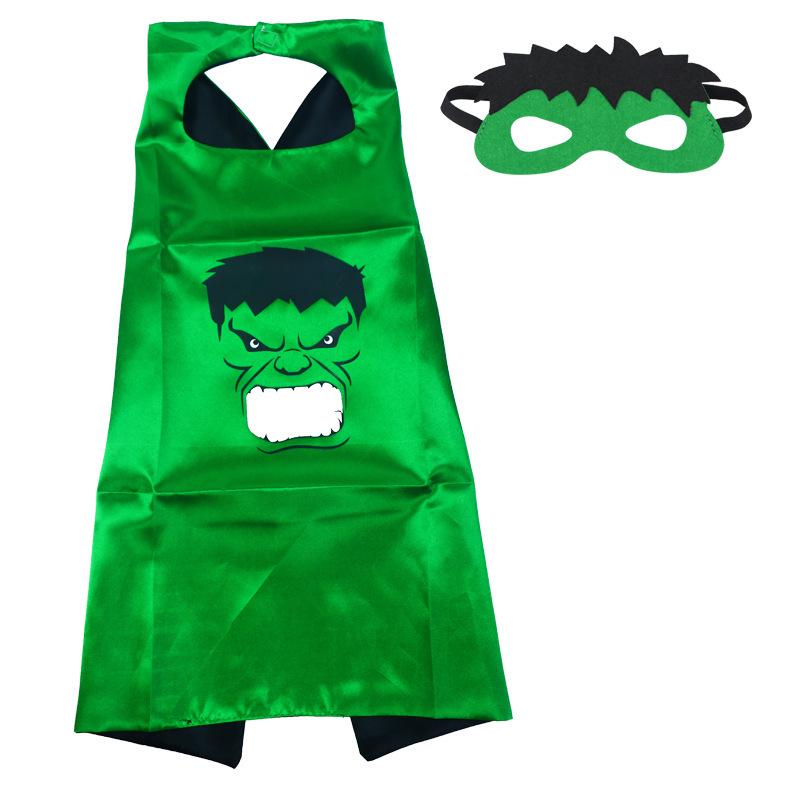 Children's Day Hero Capes: Adult Spider-Man, Superman, Captain America, Batman, Iron Man Cloaks