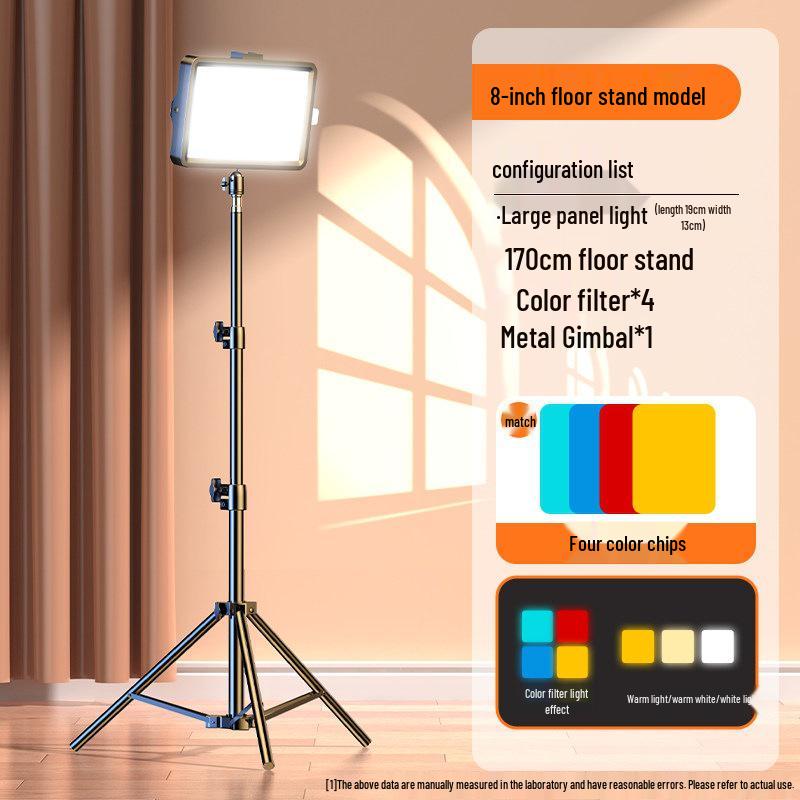Portable LED Fill Light for Indoor Photography and Live Broadcasts