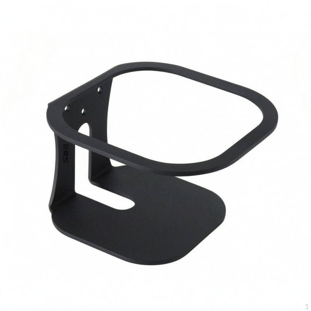 WallMounted Speaker Bracket Carbon Steel OpenFrame Tray Matte Black