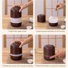 180 ml Wood Grain Aromaterapie Ultrazvukový zvlhčovač chladného vzduchu USB Difuzér esenciálního oleje s LED lampou pro domácí vůni pokoje