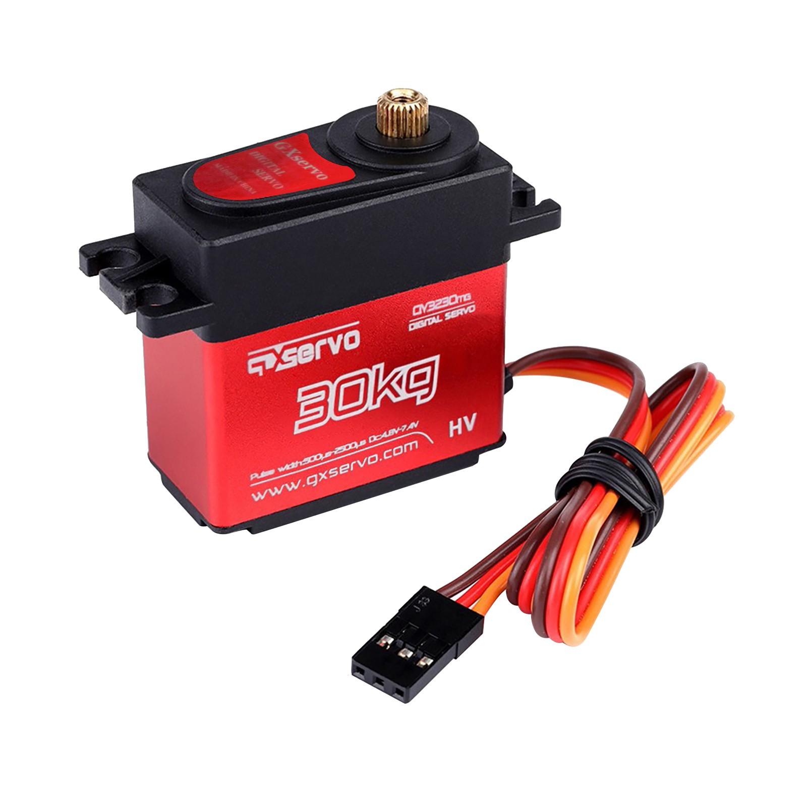 

Hs3230 30kg 25t Coreless Waterproof Metal Gear Digital Servo For Rc Helicopter Car Models Remote Control Toys Parts Accs
