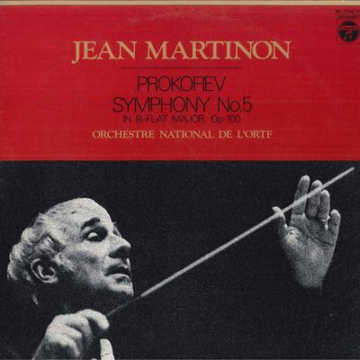 LP Record JEAN MARTINON, ORCHESTRE NATIONAL D - Prokofiev Symphony No5 In B Flat Ma OC7126VX COLUMBIA 1977 Japan Classical Used