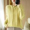Women Knitted Hoodie Sweater MODERN NEW SAGA Winter Thick Knitted Pullover Sweatshirt Autumn Cashmere Wool Sweaters Female Jumper