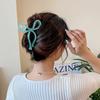 French Bow Knot Hair Clip Women Girl Large Jelly Color Acrylic Hairpin Fashion Hair Accessories