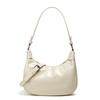 Niche design retro underarm bag women's fashion single shoulder underarm soft leather commuter dumpling bag versatile messenger bag