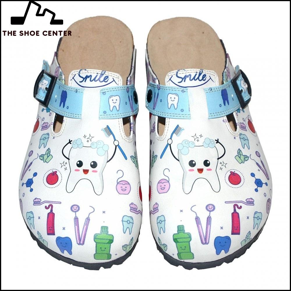 

Женские тапочки с улыбкой на гибкой анатомической основе, легкие сандалии на заказ, женские туфли-мюли для женщин, обувь для девочек