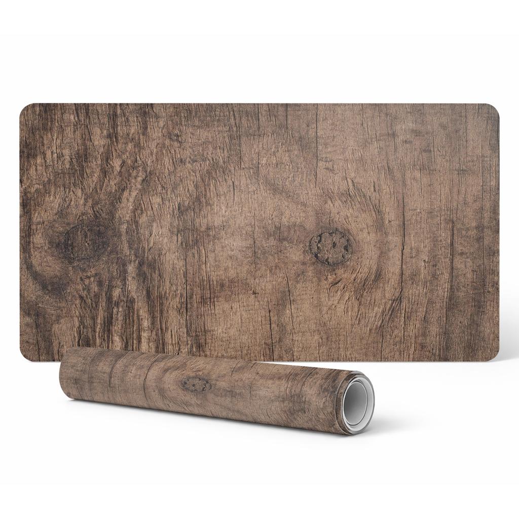 Decorative Table Mat with Premium Print, Wooden Grains, 100x50 cm