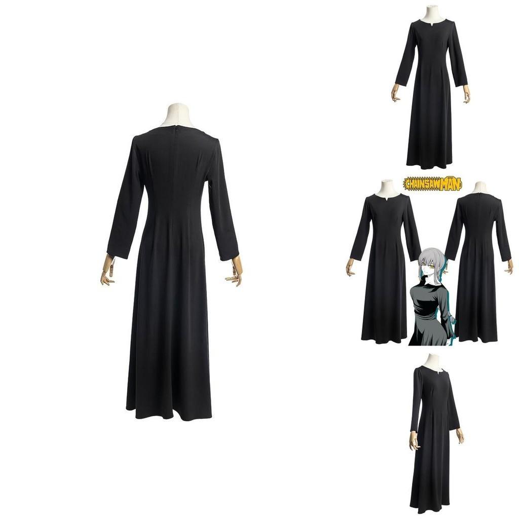 Fabulous Chainsaw Man Makima Cosplay Costume With Sleeves For Halloween Comic Con