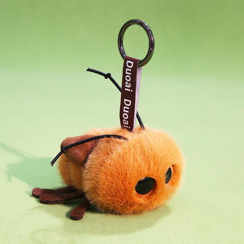 Rich and interesting insect pendants Plush Toy Mobile phone pendant keychain decoration For Boys And Girls Birthday Gift