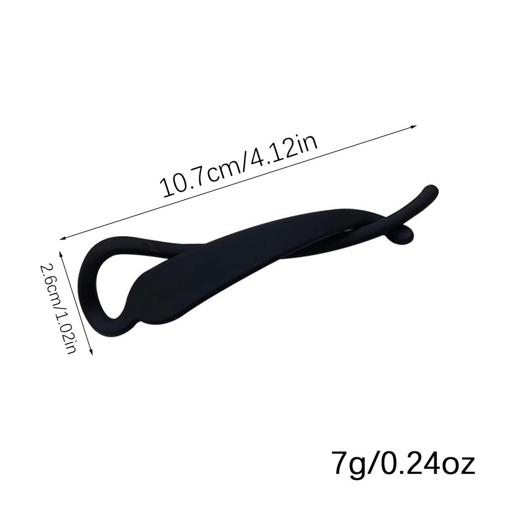 2 Stück Einfache Mode Bananenklemme Vertikale Klemme Pferdeschwanz Haarspange Elegantes Temperament Haaraccessoires für Frauen zum Tragen