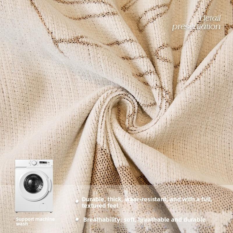 Simple Chenille Sofa Cover Universal In All Seasons Anti-Cat Scratching Sofa Towel A Whole Full Cover Blanket  And Easy To Clean