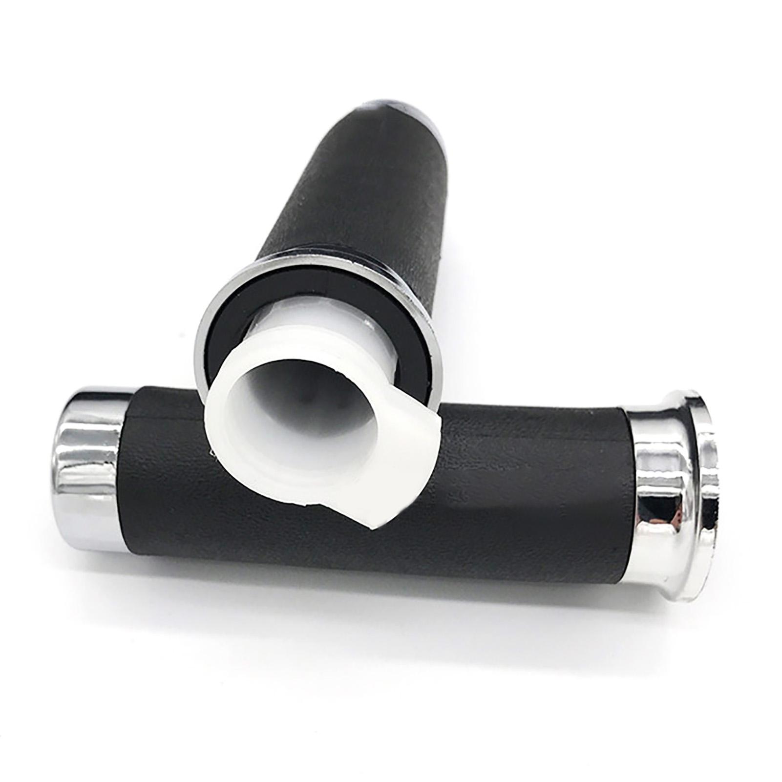 

2PCS Motorcycle Throttle Handle Comfortable Grasp Slip Resistant Shockproof Handlebar Throttle Grip for Motorbike