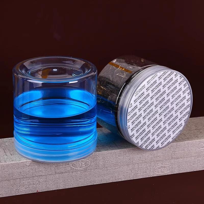 Transparent Food-Grade PET Storage Jars, Wide Mouth for Grains and Candy