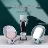 Non-Drip Soap Dish - No-Drill Suction Cup Lotus Leaf Design for Bathroom Vanity