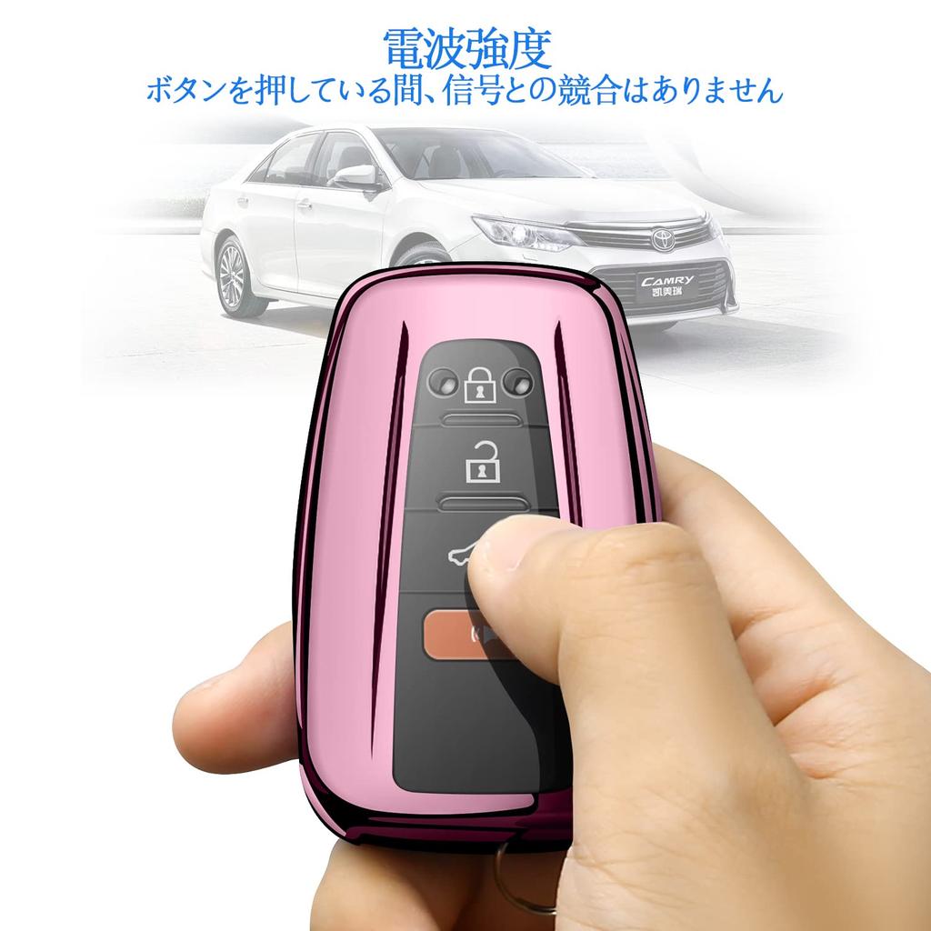 Car Logo Keychain Cover Fits Toyota Crown, C-HR, Corolla, RAV4,