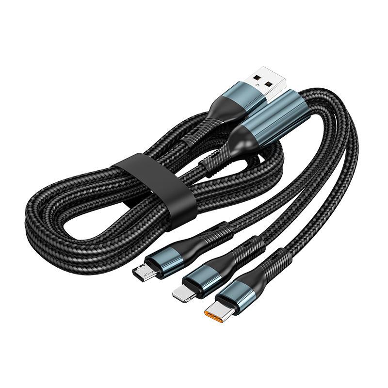 120W 3-in-1 Braided Type-C Super Fast Charger for Huawei