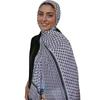 Keffiyeh Hijab Print Chiffon Scarf Sunscreen Dust Scarf Headscarf