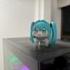 New Doro×Hatsune Miku Cooperation Collectible Figure Car Desktop Decoration Toy Anime Figures Q Version Dolls Model Toys Gift