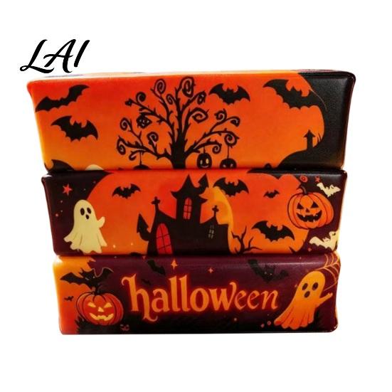 Halloween Stress Relief Toys 1/3/12Pcs Butter Bar Squeeze Toy Ghost Pumpkin Stick Sensory Students Toy for Relief Trick or Treat Party Favors