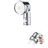 Universal Rotating Bathroom Faucet Extension Aerator - Anti-Splash Head for Washing and Hair Rinsing