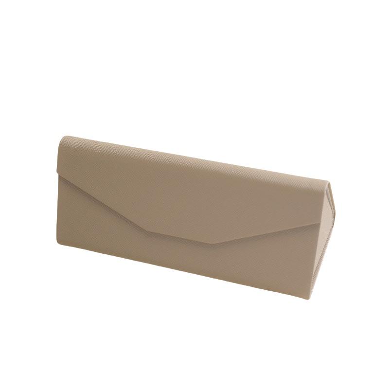 Foldable Eyeglass Case Triangle Glasses Box Waterproof Portable Black Folding Sun Glasses Box Eyeglasses Case