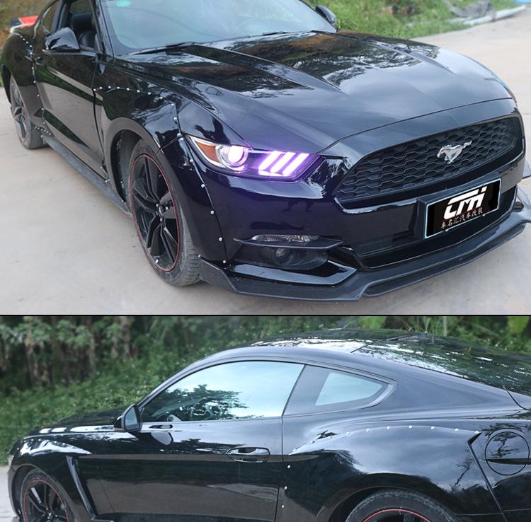 15-17 Ford Mustang Rocket Bunny Wide Body Kit: Widened Wheel Arches for Cross-Border Exclusivity